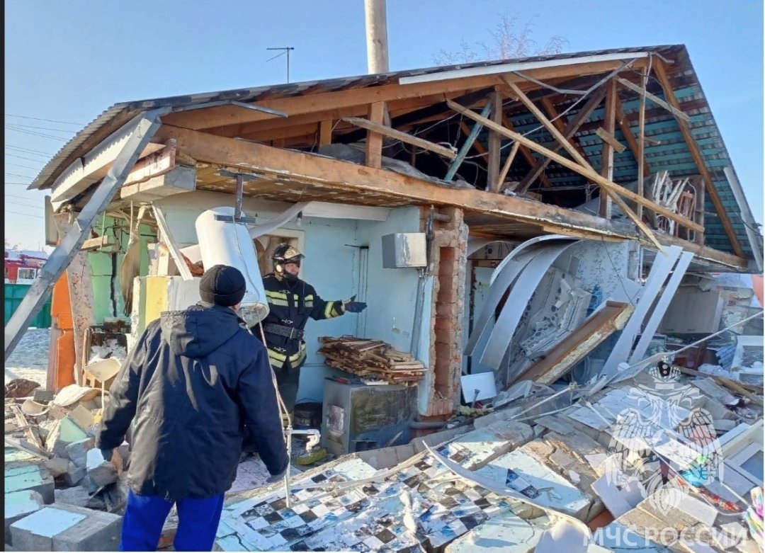 Обрушение конструкций жилого дома в МО Славгород